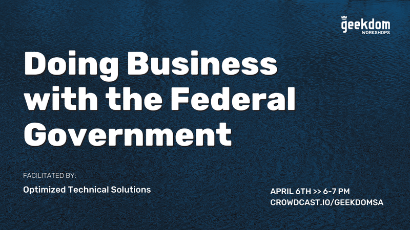 Doing Business With the Federal Government Webinar